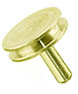 Brass Ø12.7 mm pin stubs